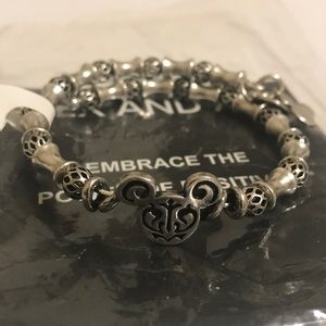 Mickey Filigreed Wrap Bracelet